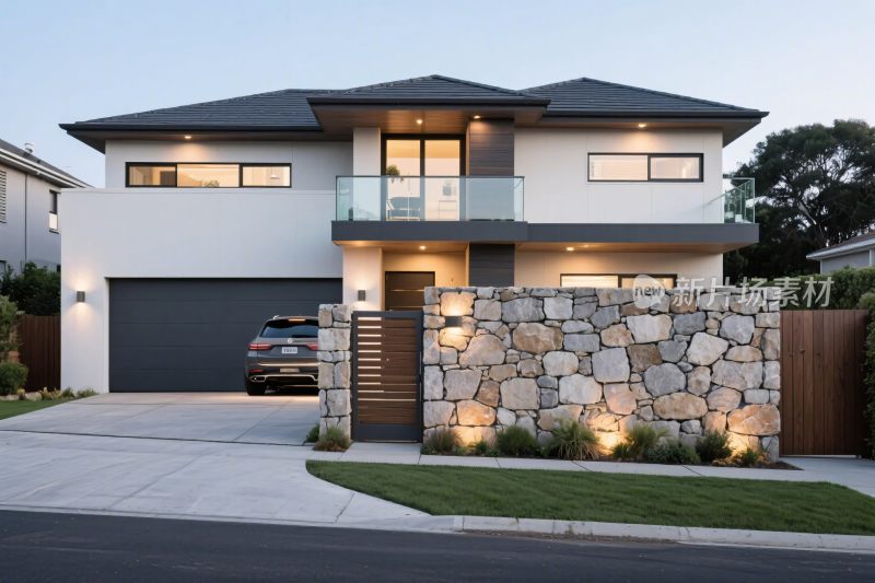 现代住宅建筑外观