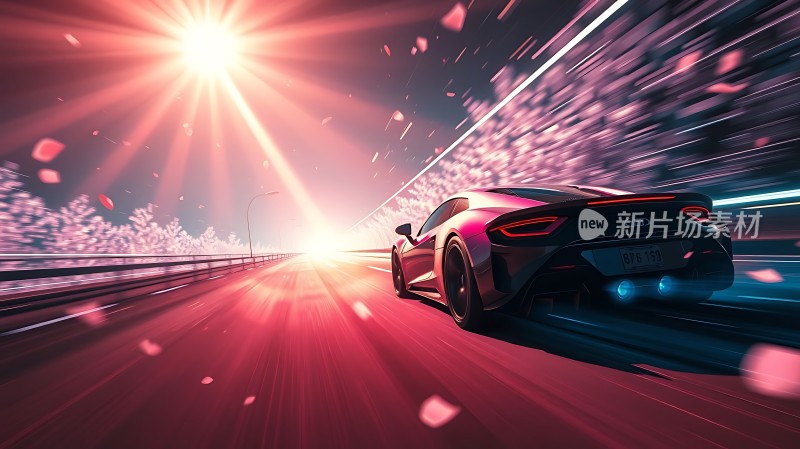 疾驰在光影之路上的新锐座驾