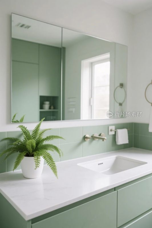 现代简约浴室洗手台