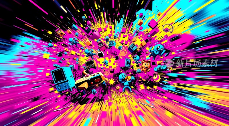 新片场素材科技爆炸