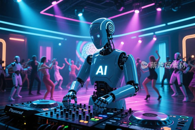 机器人夜店场景