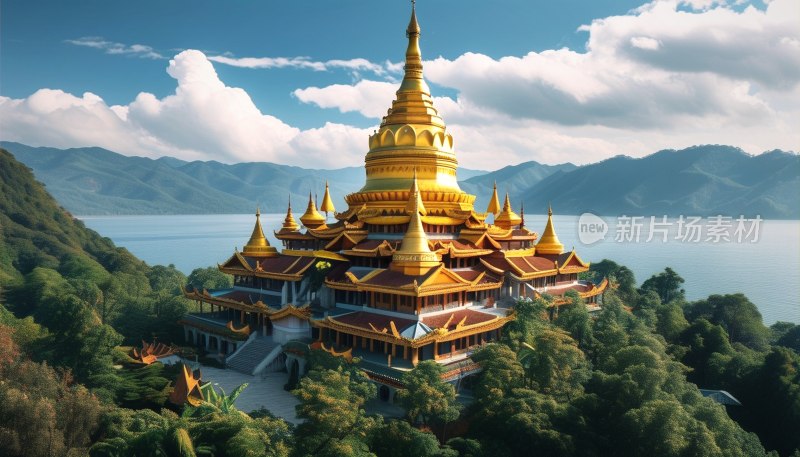 云南西双版纳佛塔