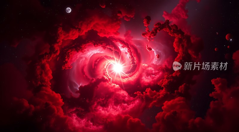 红色星云漩涡