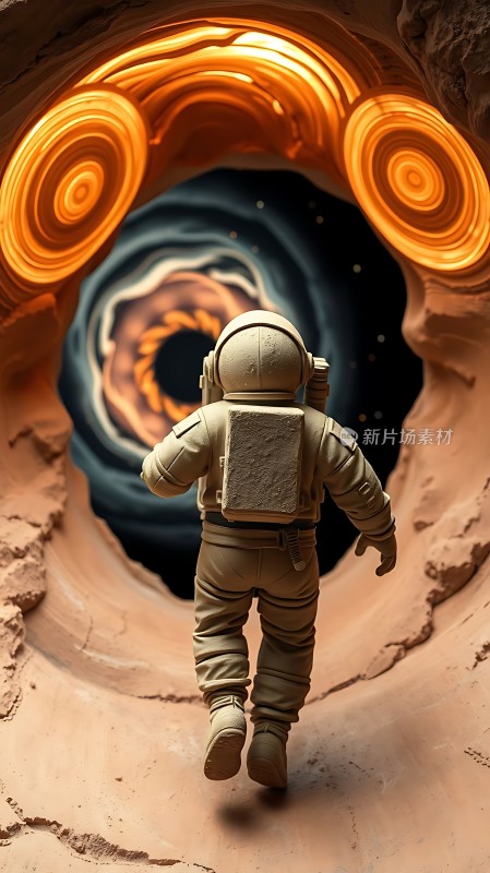 宇航员探索未知宇宙之旅