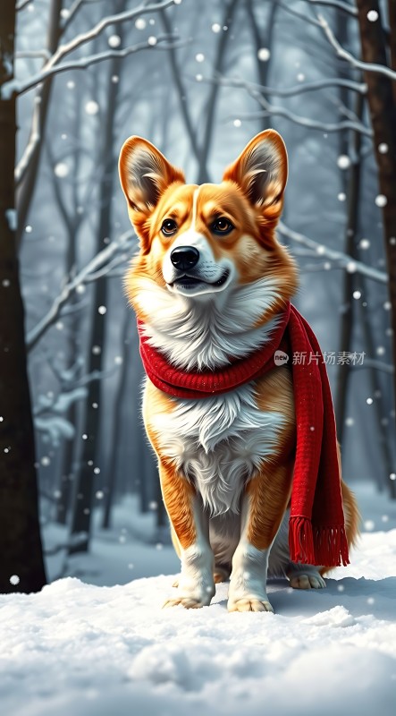 雪林红犬