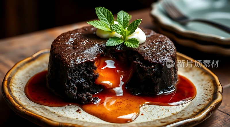 熔岩巧克力蛋糕