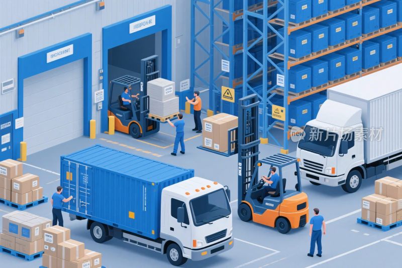 仓库物流作业场景