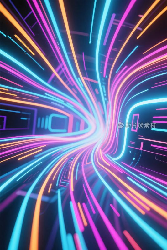 炫彩霓虹动态视觉