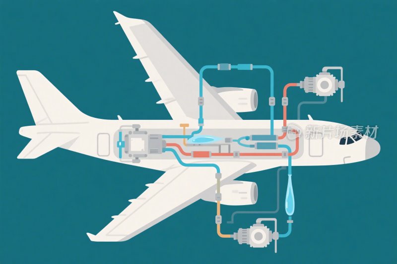 飞机内部结构示意图