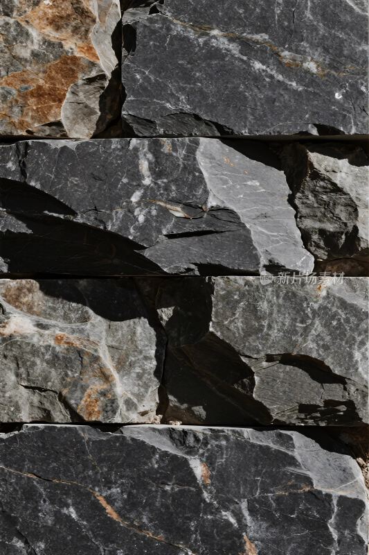石材纹理墙面特写