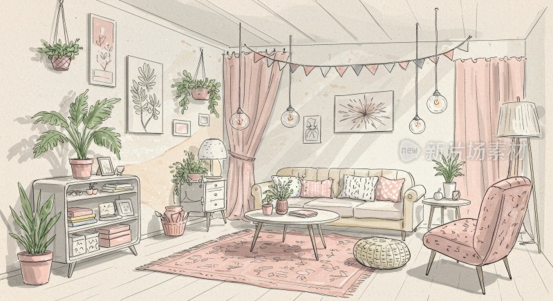 手绘室内设计