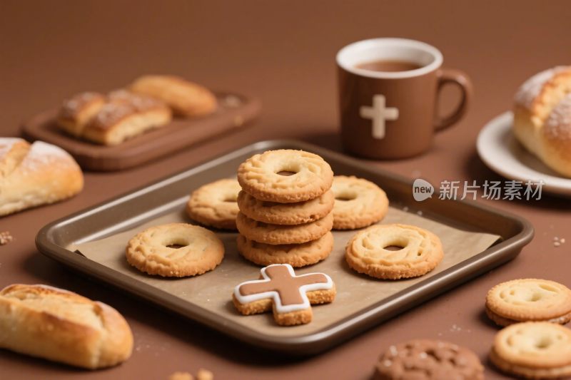 美食烘焙静物图