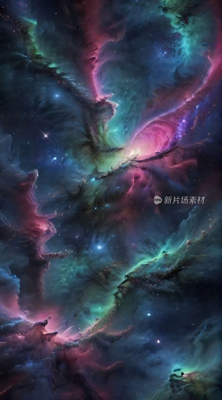 宇宙奇观星云幻彩