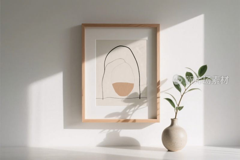 极简室内装饰画陈设