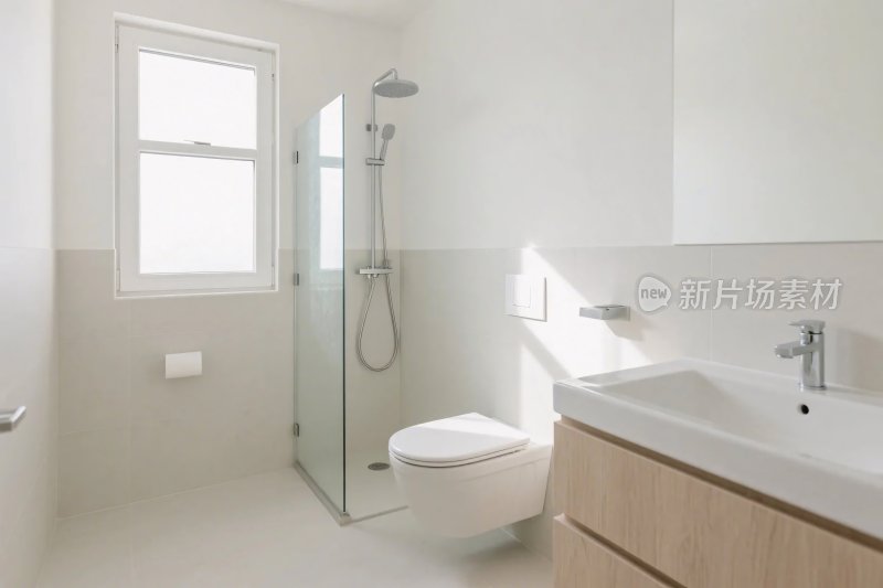 现代简约卫生间场景
