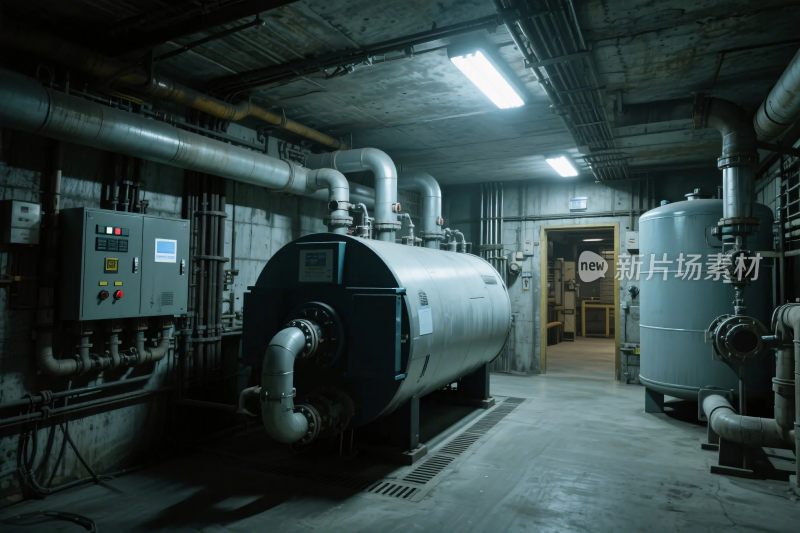 工业设施内部场景