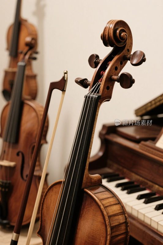 古典弦乐器与钢琴的组合