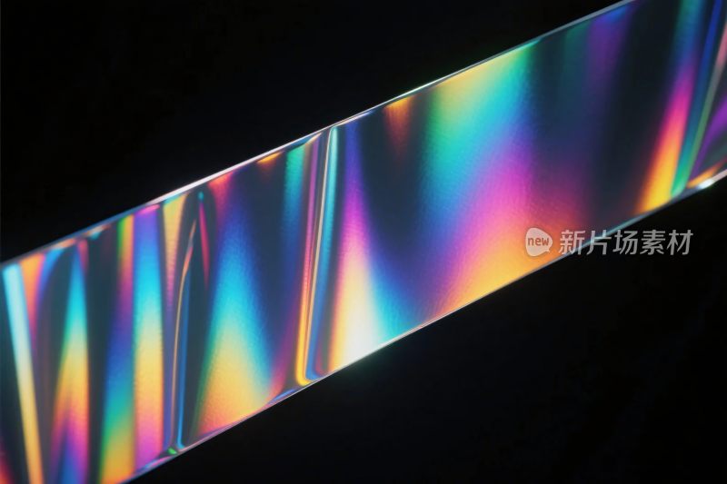 彩虹光效光学条纹