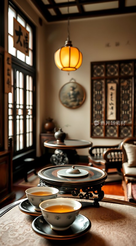 古风茶室雅致静好