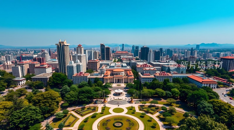 城市绿肺现代与自然和谐共生