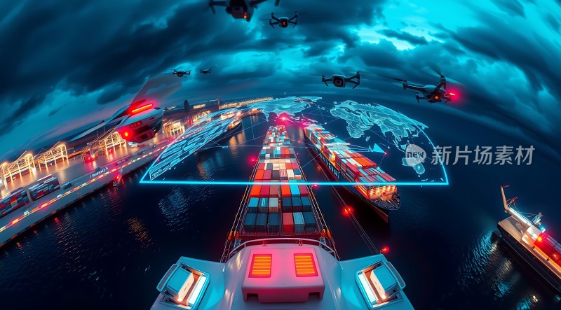 未来港口智能物流新篇章