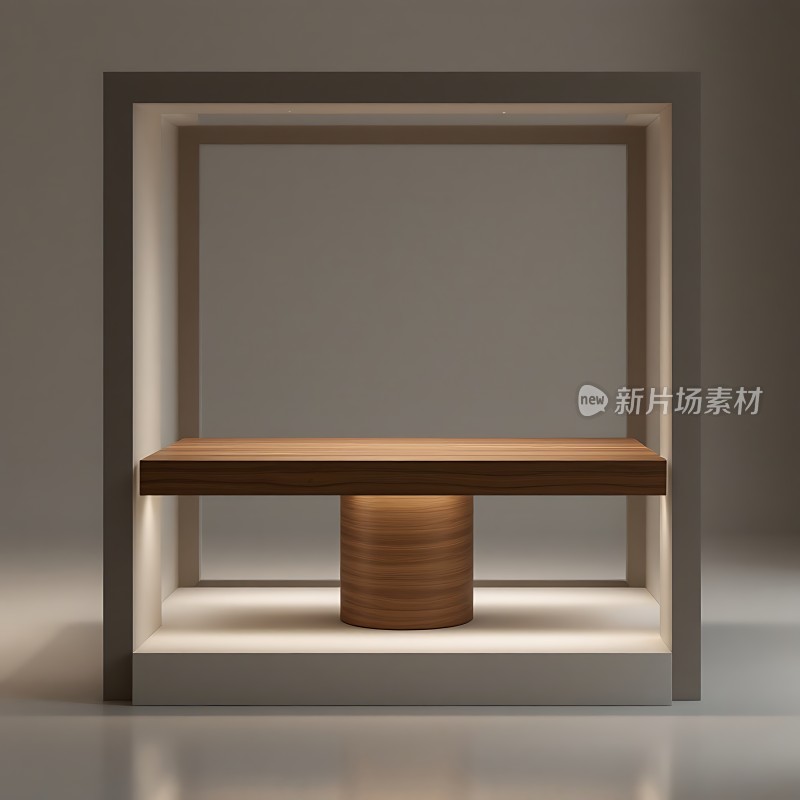 现代简约展示架设计