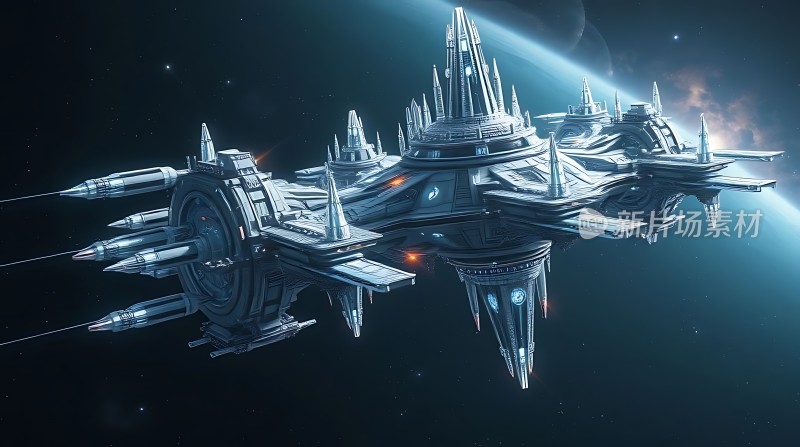 星际飞船探索未知宇宙