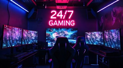 24/7游戏室沉浸式电竞体验