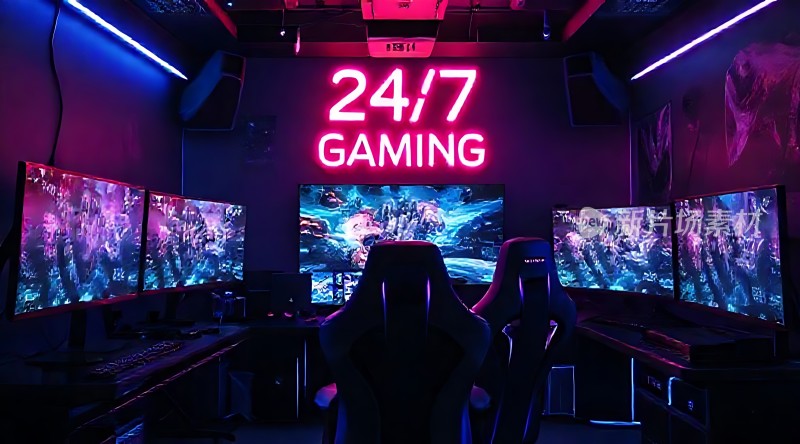24/7游戏室沉浸式电竞体验