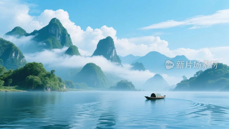 山水风景美景图