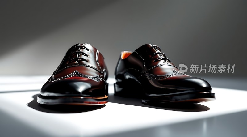 新片场素材 精致皮鞋