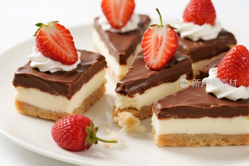 甜点草莓展示图