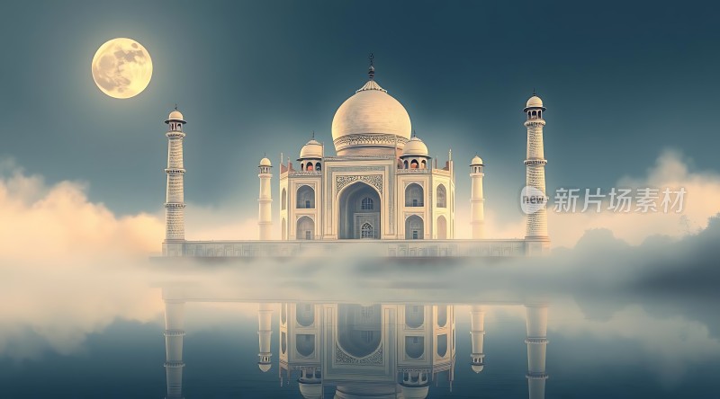 泰姬陵月夜倒影