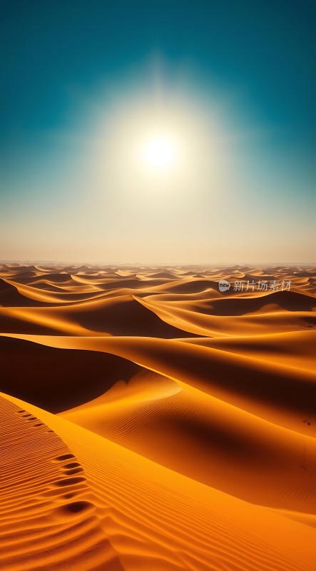 金色沙丘下的阳光之旅