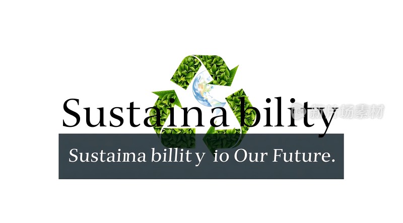 绿色地球循环可持续发展未来