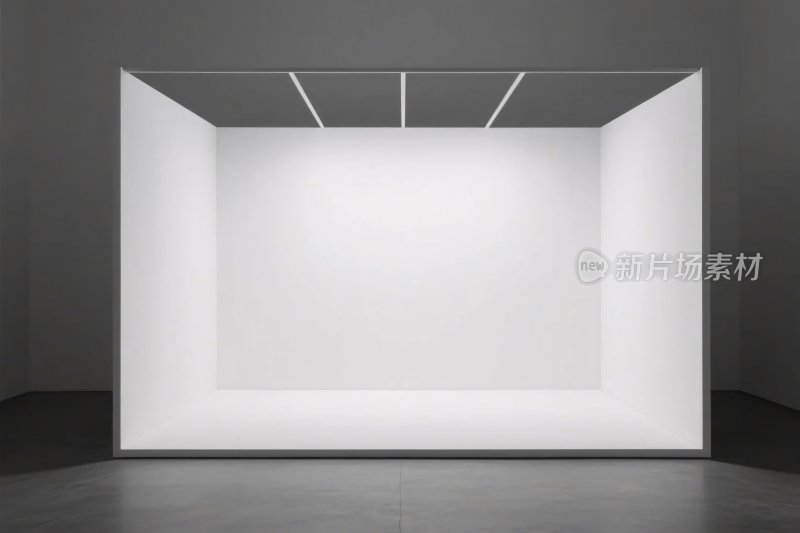 现代展览空间展示区