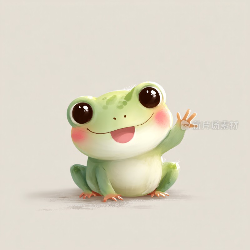 可爱青蛙插画形象