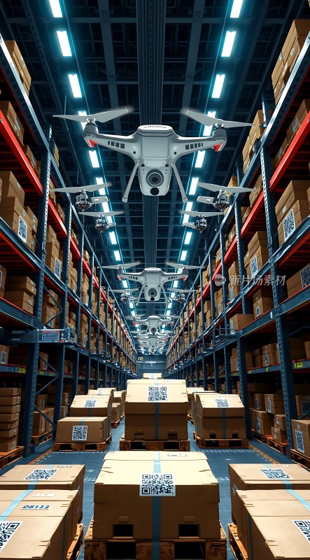 无人机仓库高效物流系统