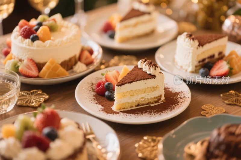 精美甜点美食展示