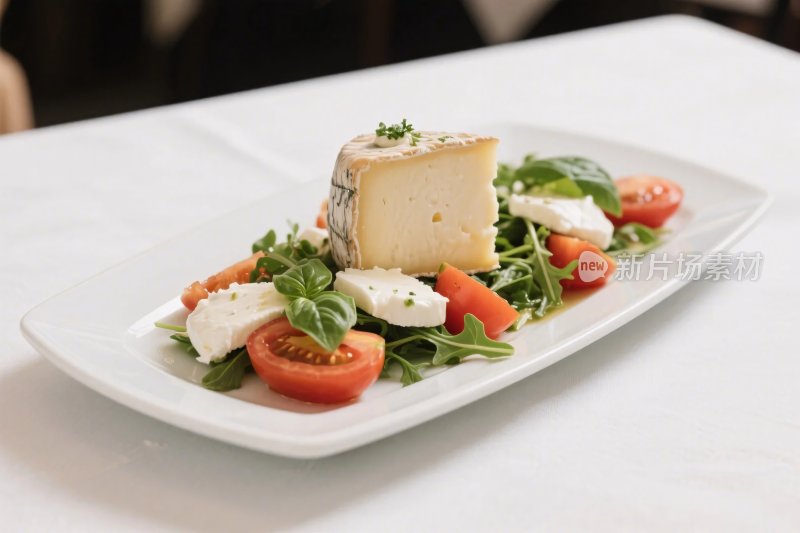 沙拉美食摆盘图