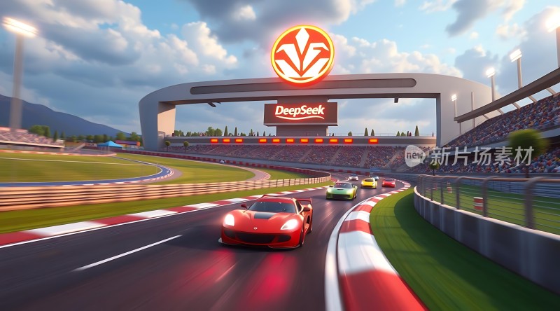 赛车竞速DeepSeek赛道激情与速度并存！