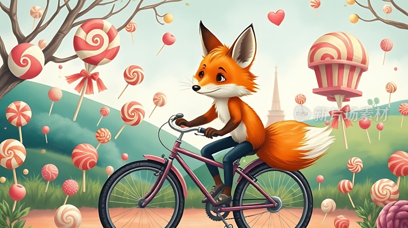 糖果森林里的狐狸骑士