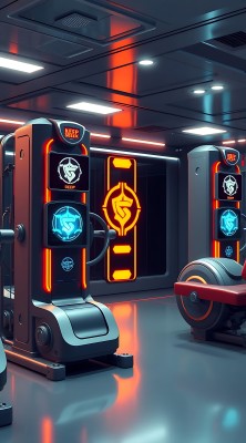 未来健身房科技感健身器材 未来健身房科技感健身器材