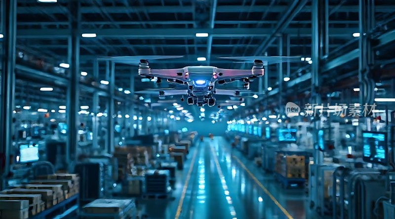 智能物流中心无人机高效作业