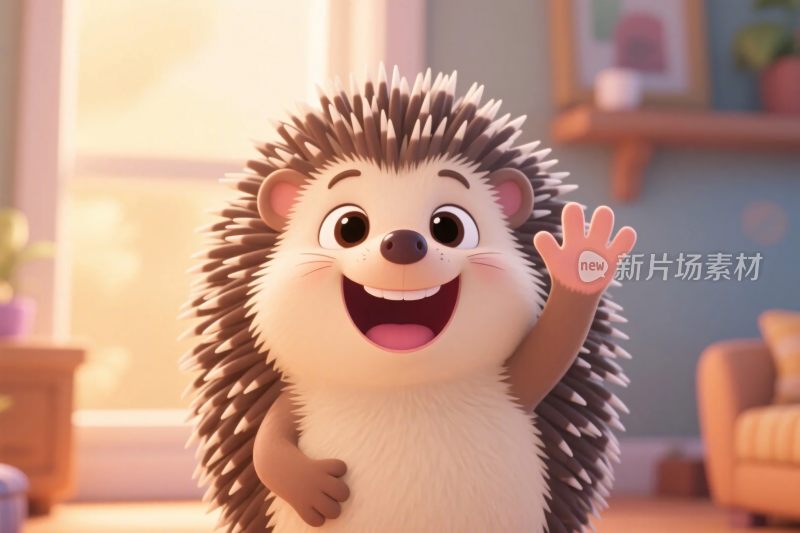 卡通刺猬形象