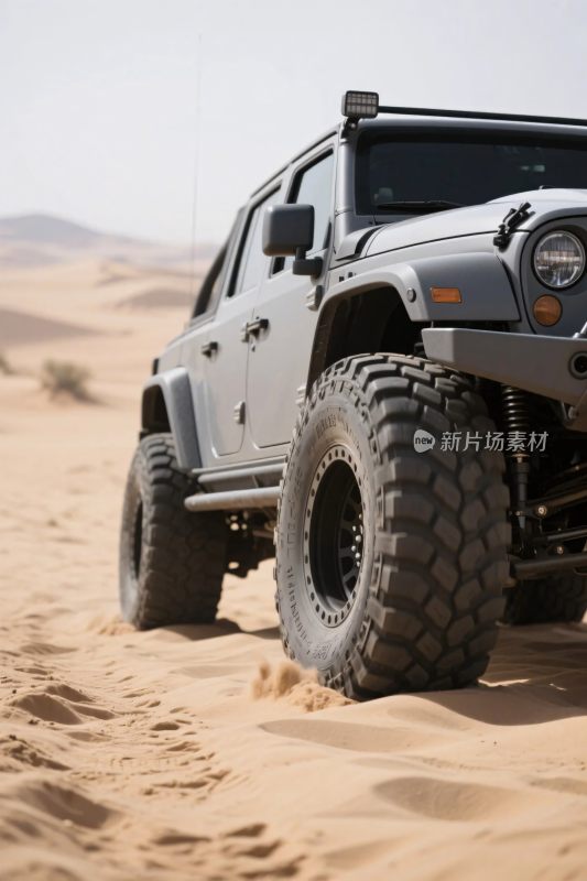 沙漠越野车特写