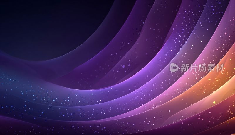 梦幻渐变色彩曲线背景图