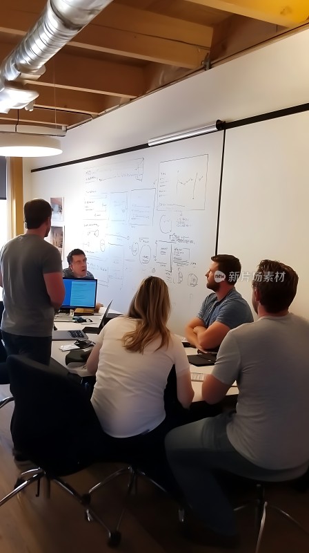 团队协作头脑风暴会议