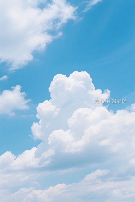 蓝天白云风景图