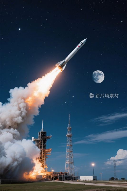火箭发射升空